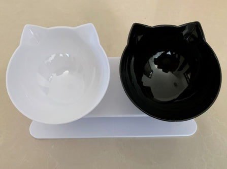 Tilted Dog Bowl with Stand