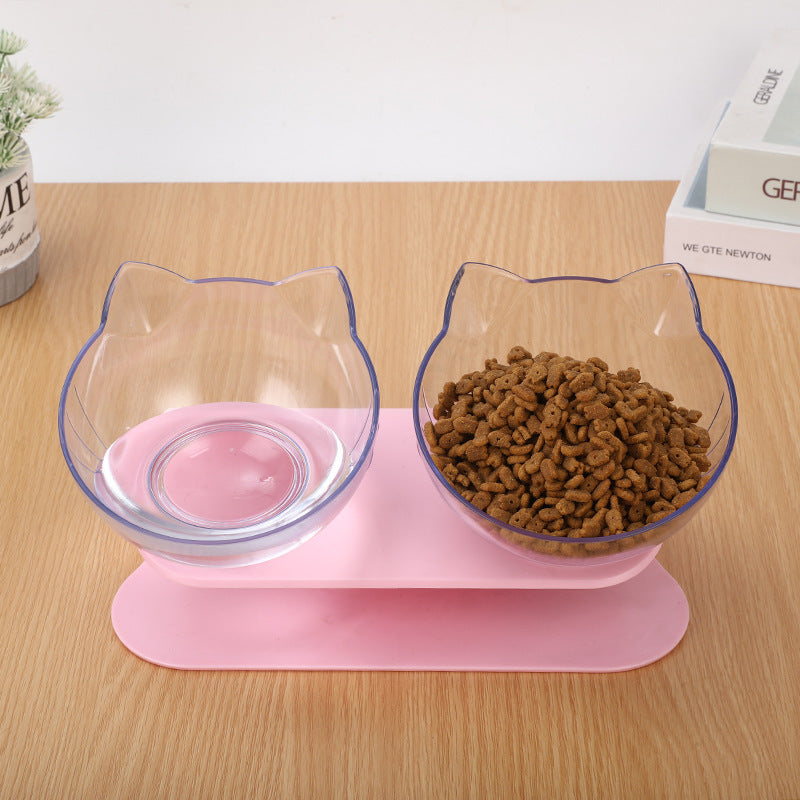 Tilted Dog Bowl with Stand