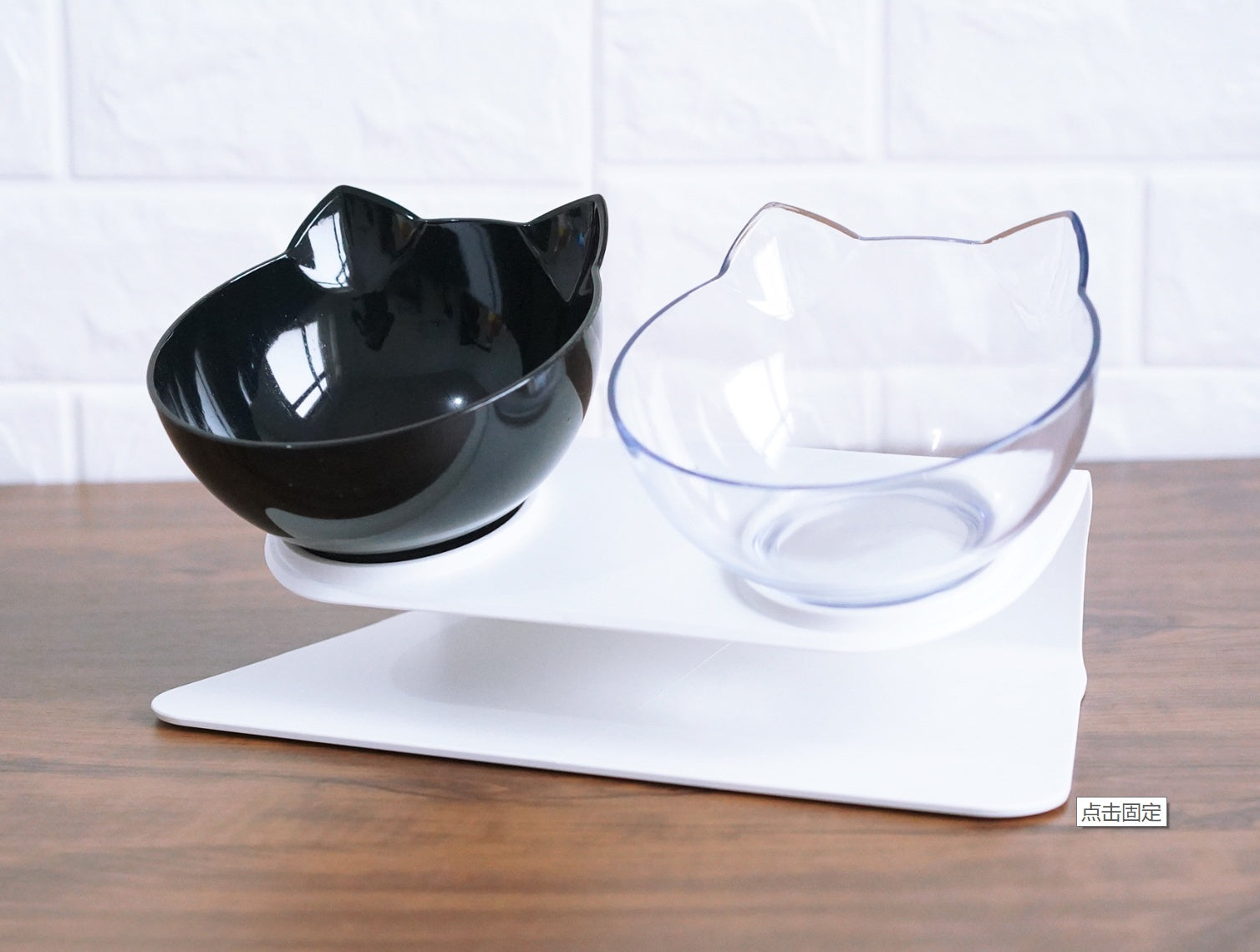 Tilted Dog Bowl with Stand