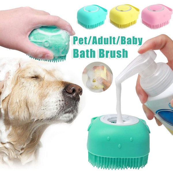 2-in-1 Dog Grooming Glove