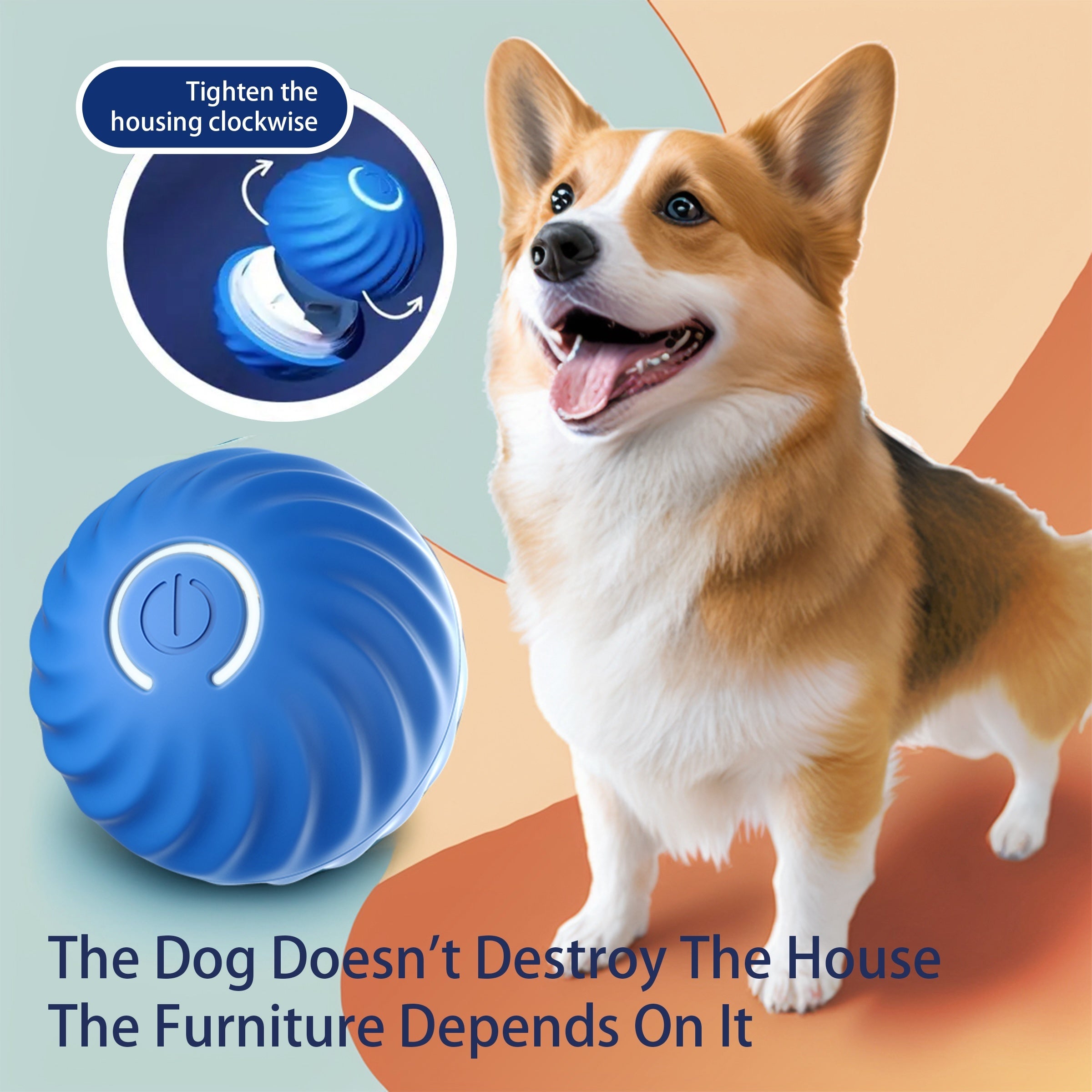 Smart Bouncing Dog Ball