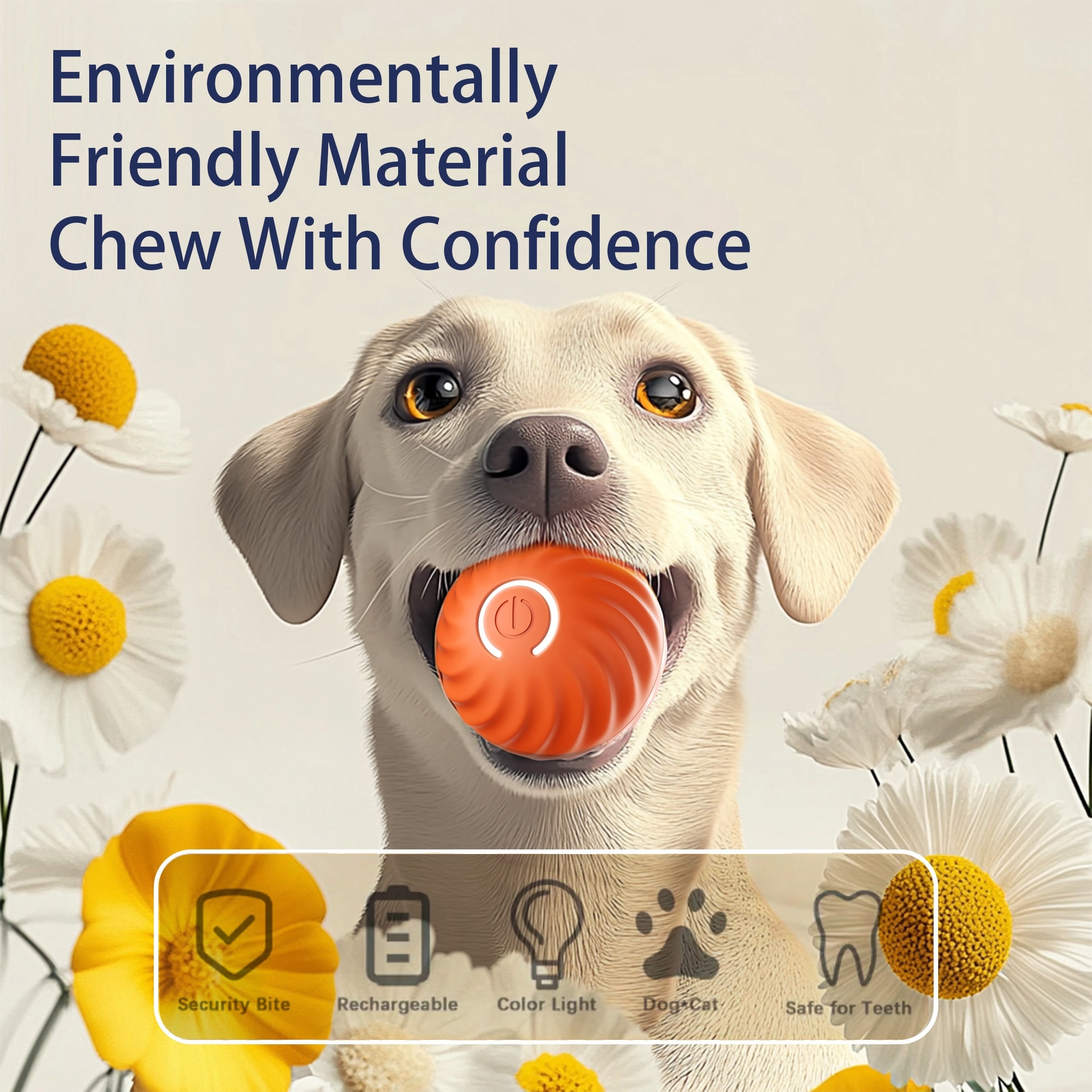 Smart Bouncing Dog Ball