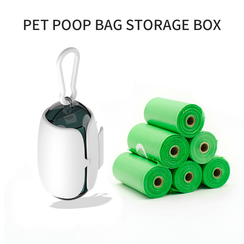 Leash-Attached Waste Bag Dispenser
