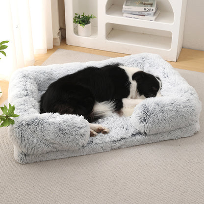 Plush Round Pet Bed