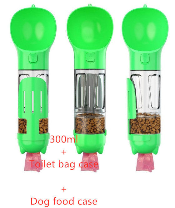 3-in-1 Dog Water Bottle – Hydration, Food &amp; Storage in One!