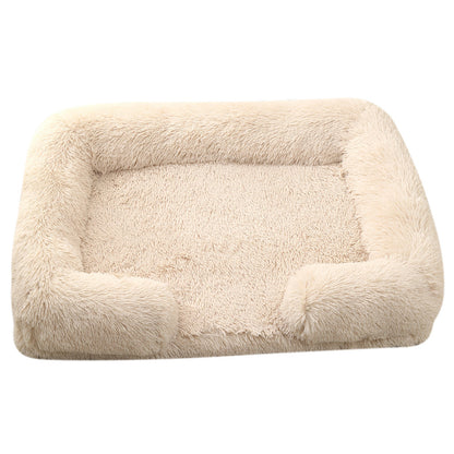 Plush Round Pet Bed