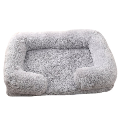 Plush Round Pet Bed