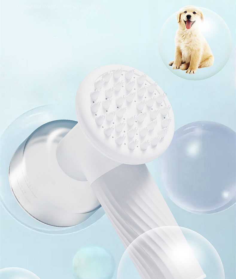 Automatic Foaming Dog Bath Brush