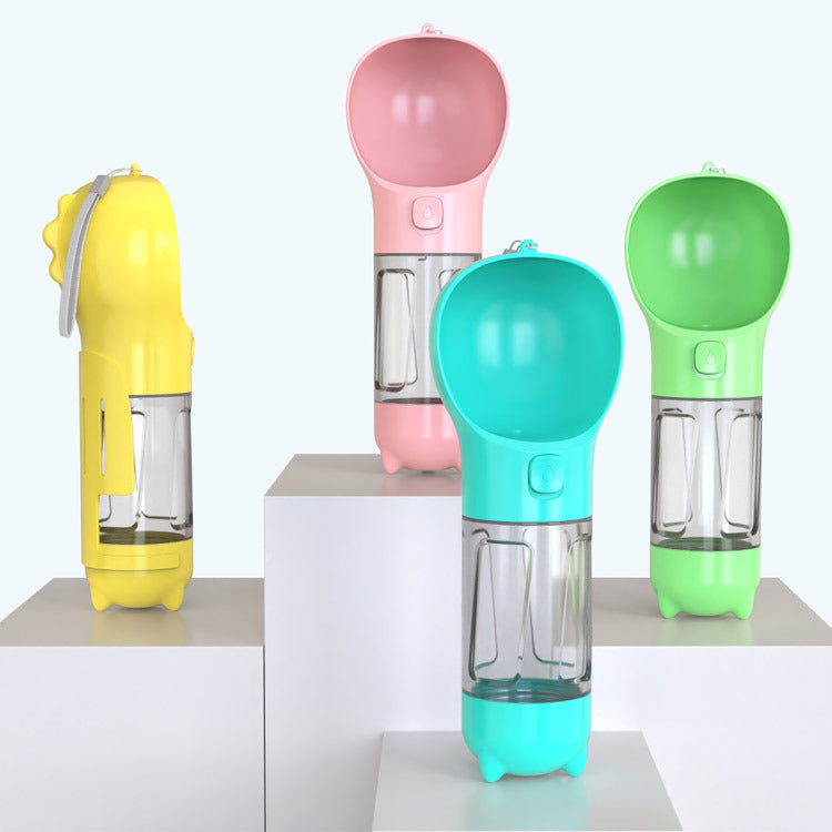 3-in-1 Dog Water Bottle – Hydration, Food &amp; Storage in One!