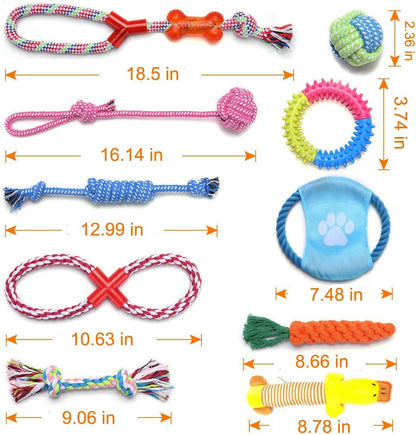15-in-1 Tough Dog Toy Set