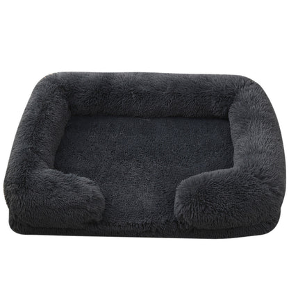 Plush Round Pet Bed